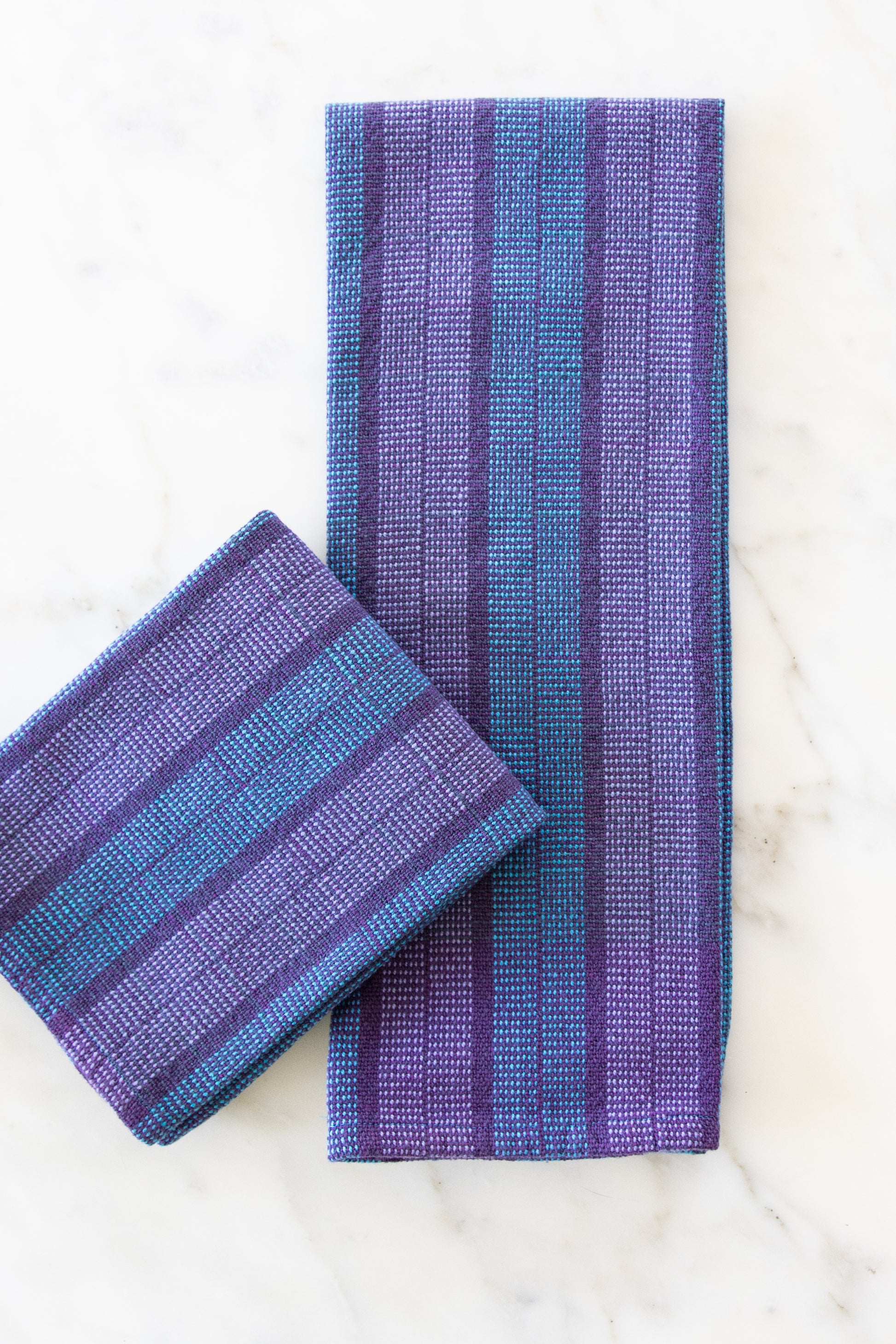 Wide Striped Cotton Towels