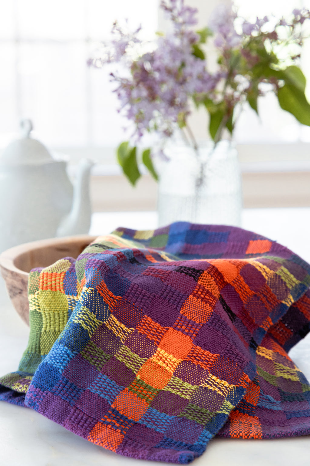 Cotton Towel in an Explosion of Color!