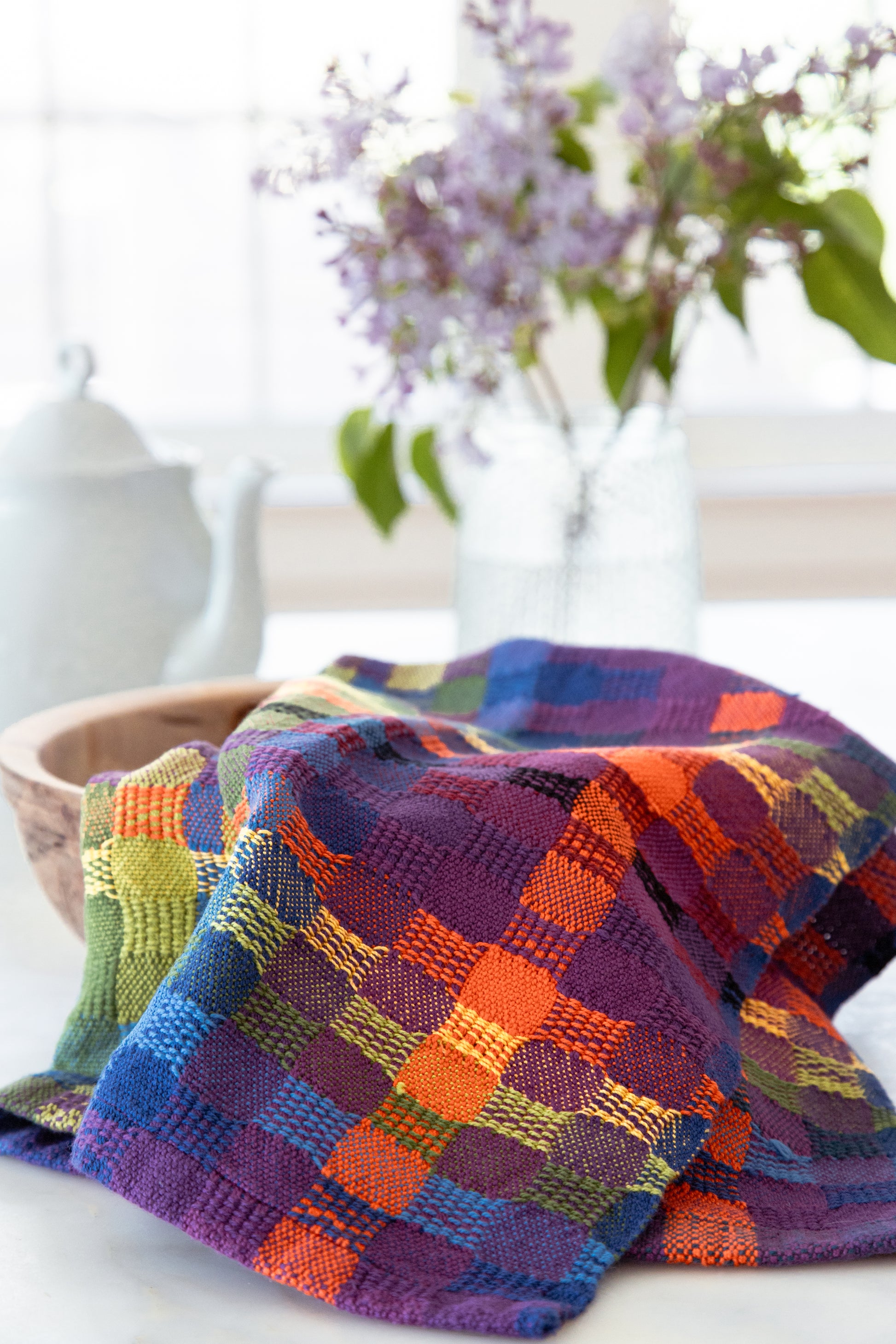 Cotton Towel in an Explosion of Color!