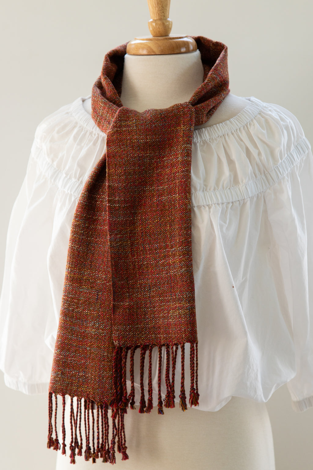 Plain Weave Scarf in an Attractive Variegated Yarn