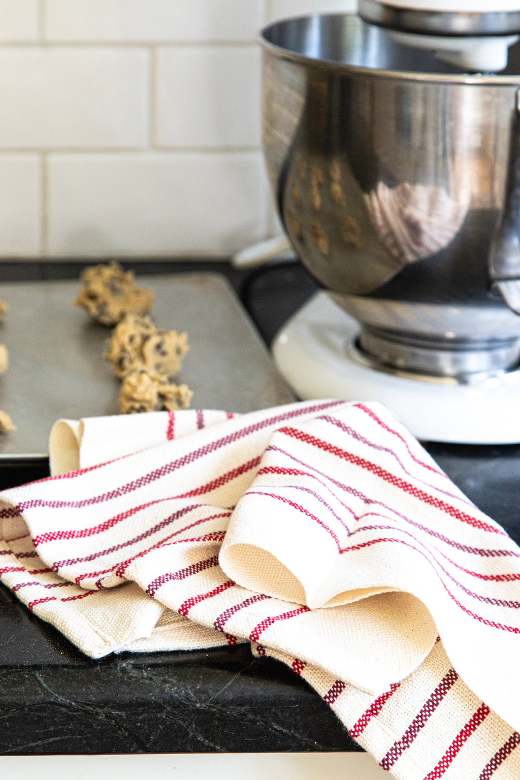 Signature Towel with Red Striping