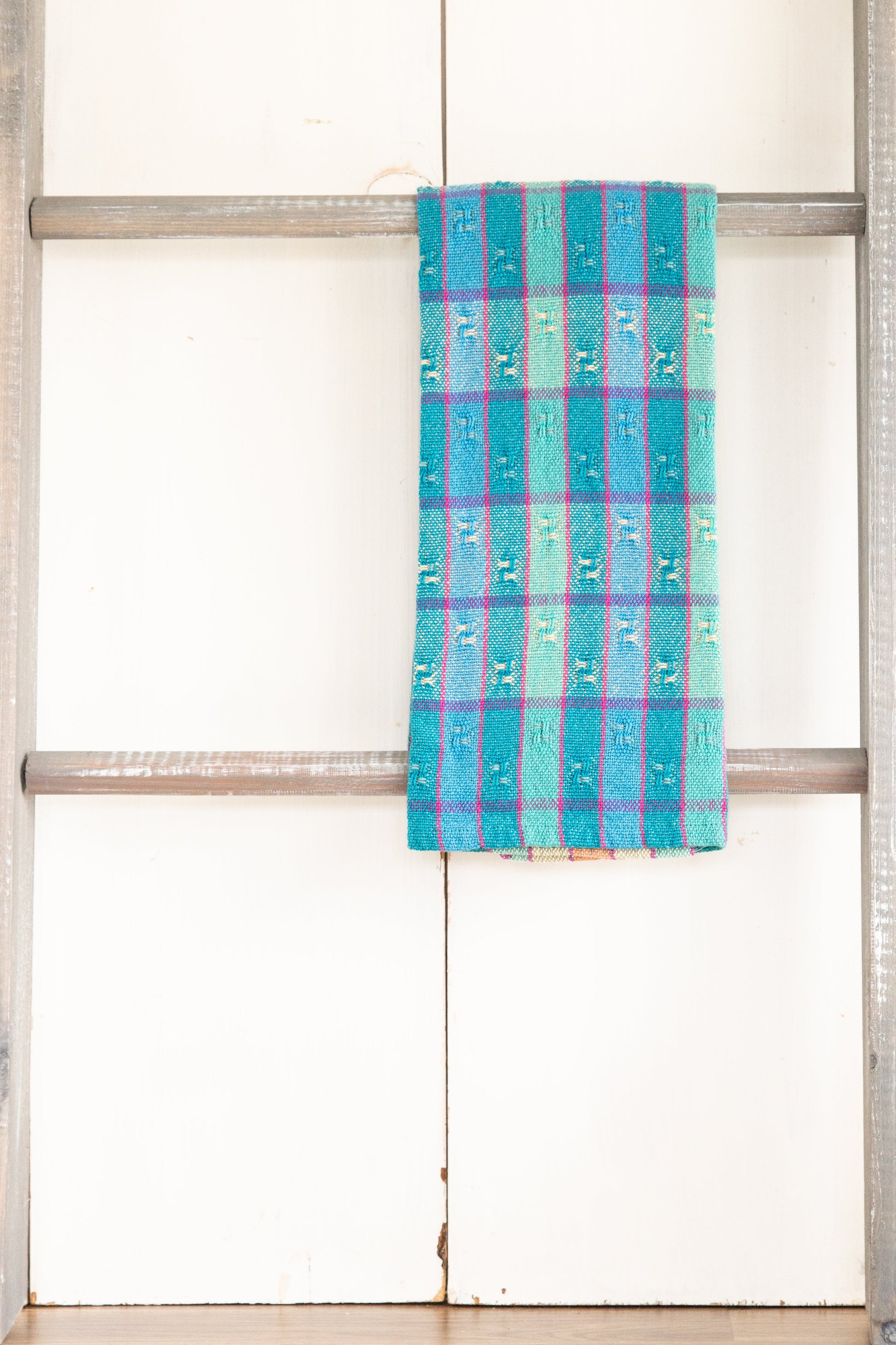 Cotton Towel in Colors of the Carribbean