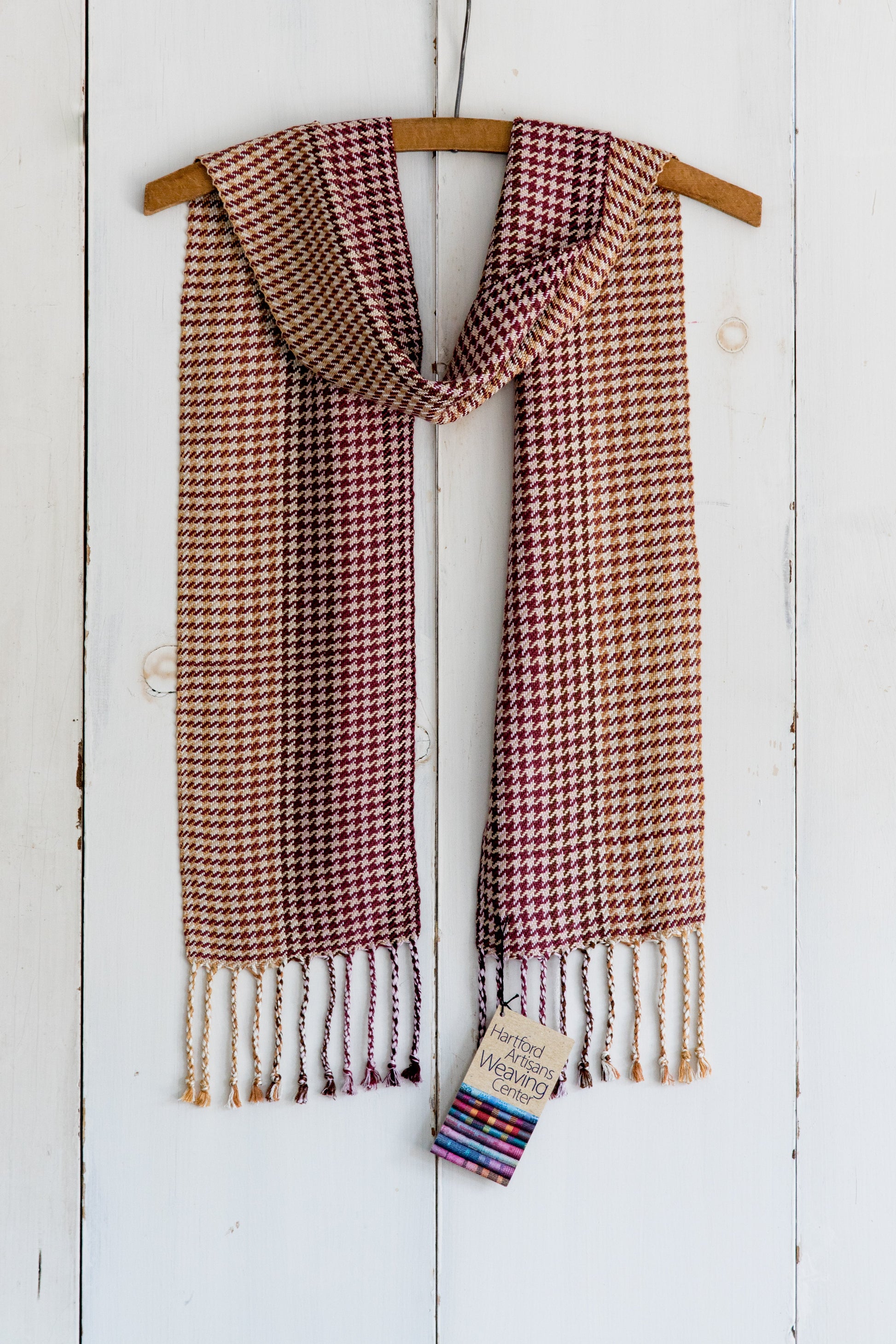 Houndstooth Bamboo Scarf