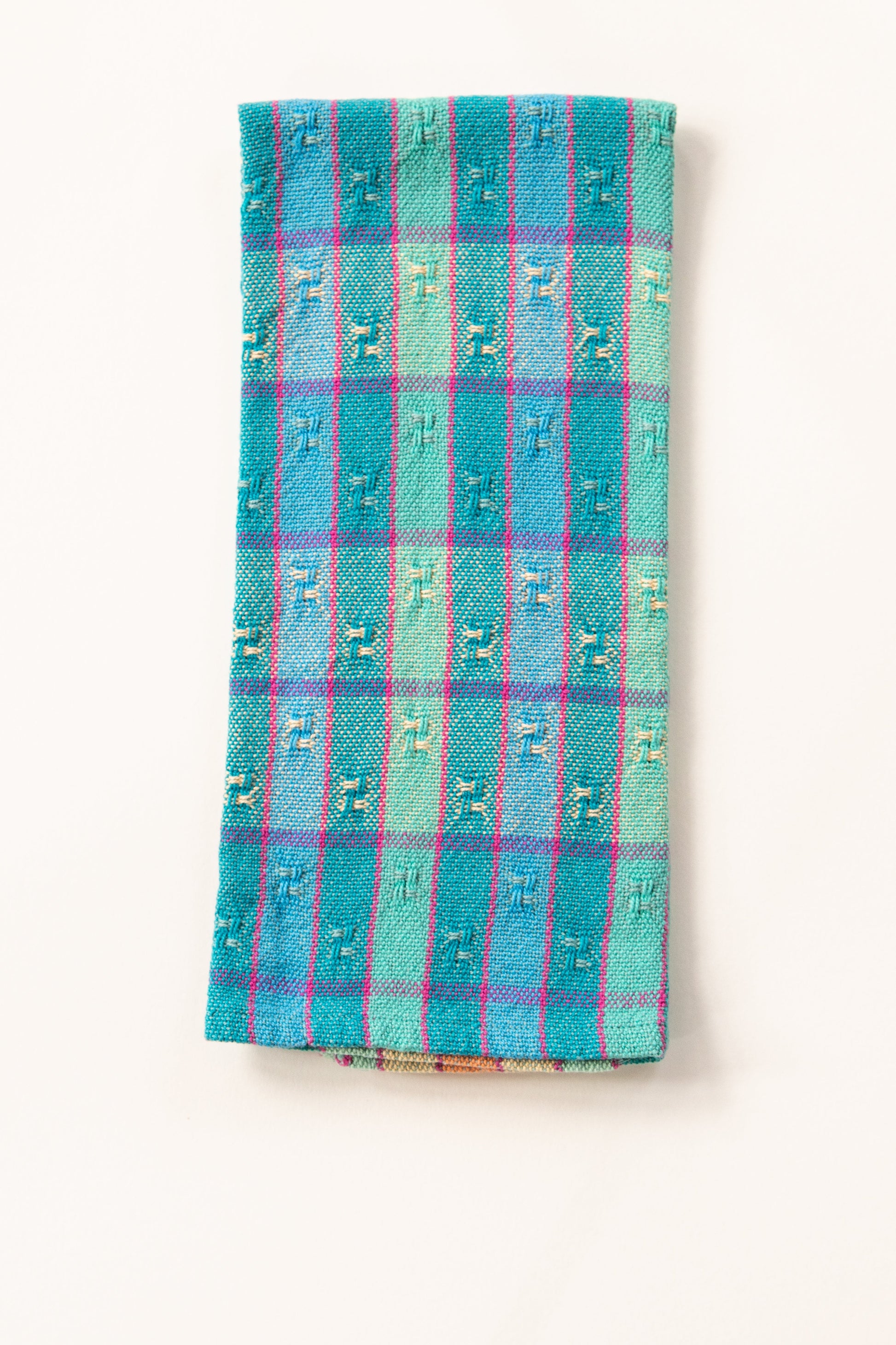 Cotton Towel in Colors of the Carribbean